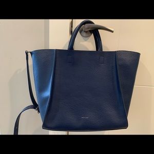 Matt & Nat Loyal Tote Bag Navy Blue